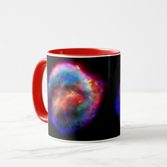 Kepler's Supernova Remnant NASA Hubble Space Photo Mug (Front Left)