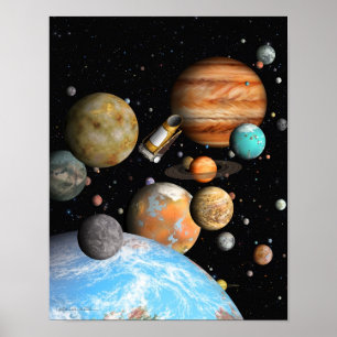 Kepler's Worlds Poster