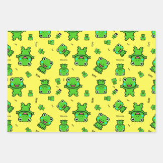 Keppe the Frog Wrapping Paper