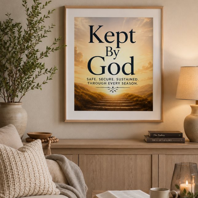 Kept By God: Safe, Secure and Sustained Poster (Creator Uploaded)