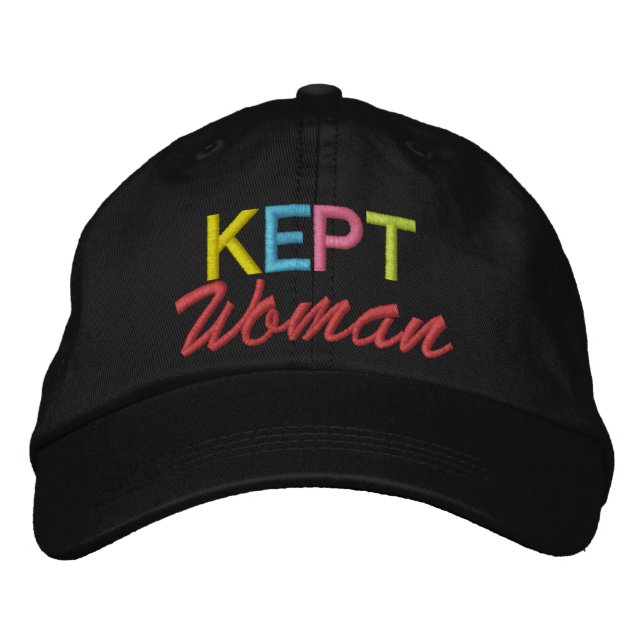 Kept Woman by SRF Embroidered Hat (Front)