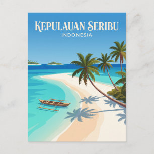 Kepulauan Seribu National Park Indonesia Postcard