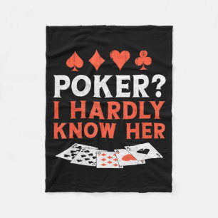 Ker Cards Vintage Ker_ I Hardly Know Her  Fleece Blanket