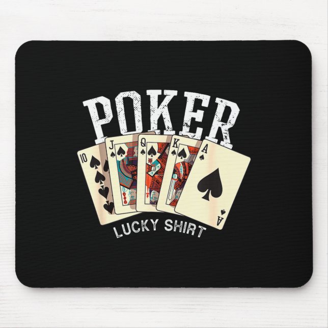 Ker Lucky Shirt Ker Player Gambling Funny Ker  Mouse Pad (Front)