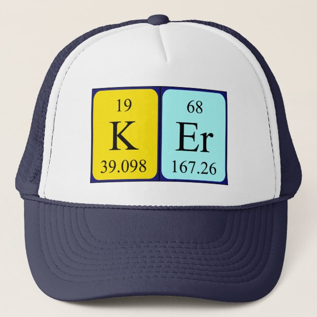 Ker periodic table name hat (Front)