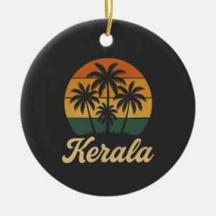 kerala india ceramic ornament