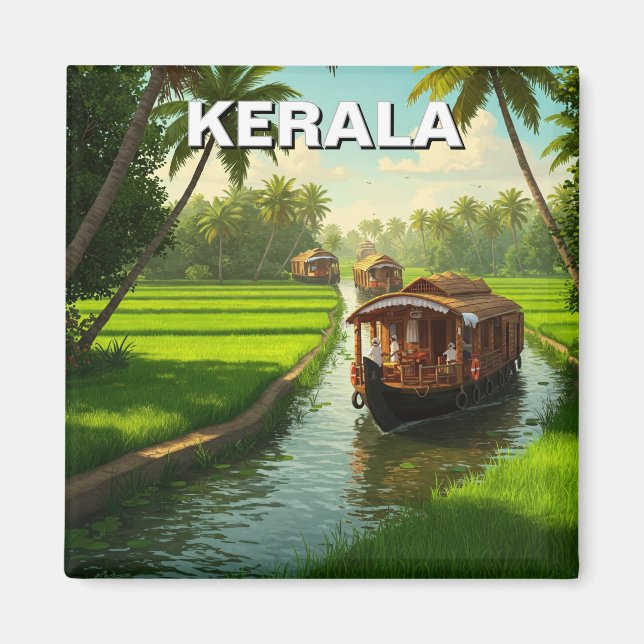 Kerala India Magnet (Front)