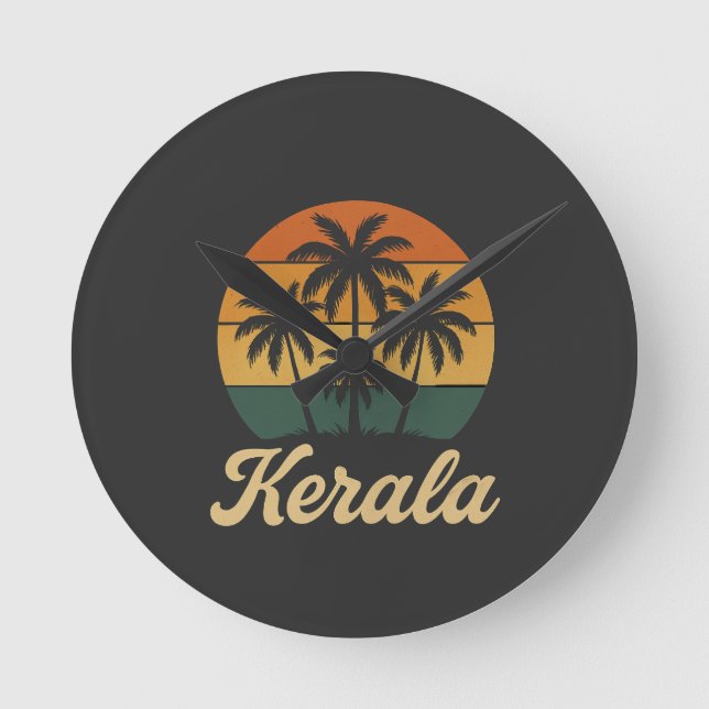 kerala india round clock (Front)