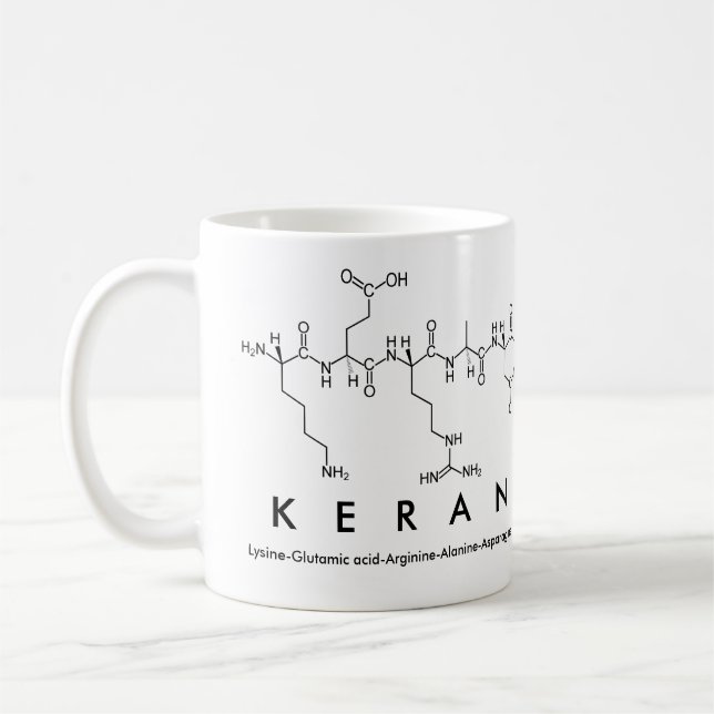 Keran peptide name mug (Left)