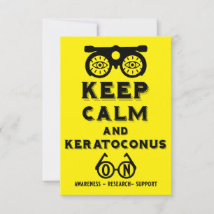 Keratoconus Support And Awareness Card