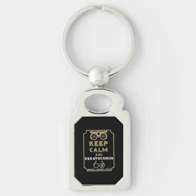 Keratoconus Support And Awareness Key Ring (Front)
