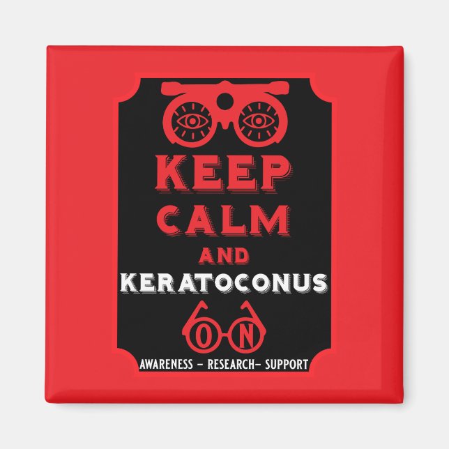 Keratoconus Support And Awareness Magnet (Front)