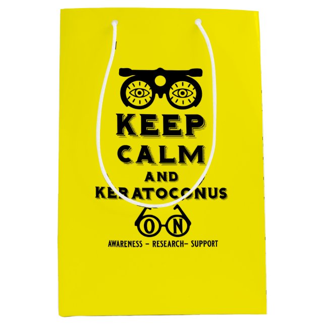 Keratoconus Support And Awareness Medium Gift Bag (Front)