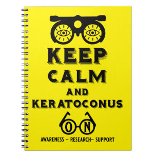 Keratoconus Support And Awareness Notebook