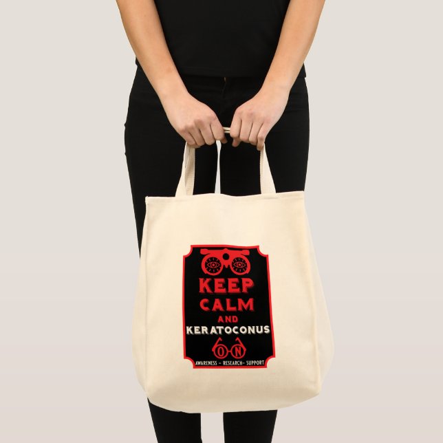 Keratoconus Support And Awareness Tote Bag (Front (Product))