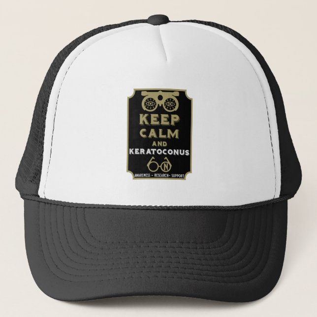 Keratoconus Support And Awareness Trucker Hat (Front)