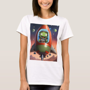 "Kerbal Riding Space Rocket T-Shirt – Adventure Aw
