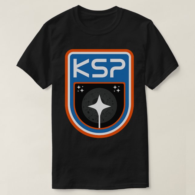 Kerbal Space Program Badge The Mun T-Shirt (Design Front)