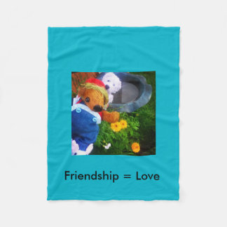 Ker'D and deeOHgee fleece blanket