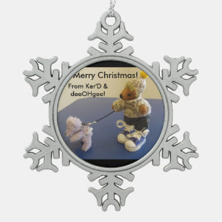 Ker'Dunkedunk Bear and deeOHgee Snowflake Ornament