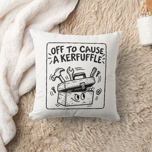 Kerfuffle Starter Toolbox Mischief Mode Cushion (Blanket)