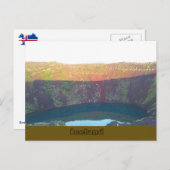 Kerið volcanic crater lake, Grímsnes, Iceland Postcard (Front/Back)