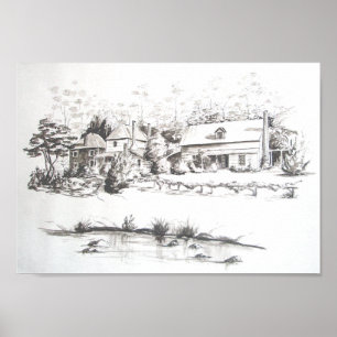 Kerikeri Stone Store, Kemp House & Caretakers Home Poster