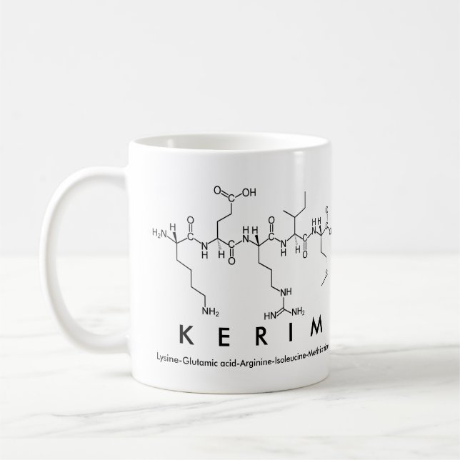 Kerim peptide name mug (Left)