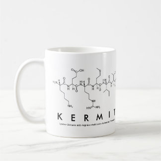 Kermit peptide name mug