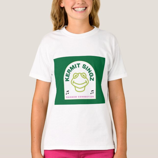 Kermit Sings TikTok Merch  T-Shirt (Front)