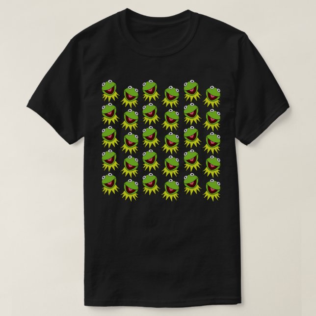 Kermit The Frog pattern T-Shirt (Design Front)