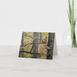 Kermode Bear Card Personalise Spirit Bear Art Card