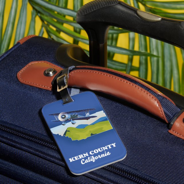 Kern County California Luggage Tag (Front Insitu 1)
