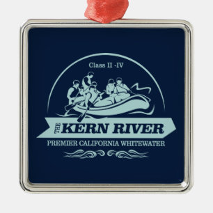 Kern River (rafting 2) Metal Ornament