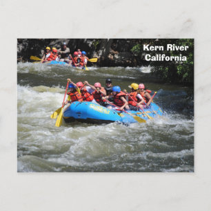 Kern River White Water Rafting Postcard! Postcard