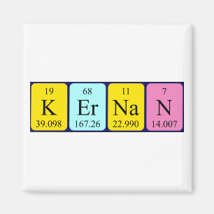 Kernan periodic table name magnet