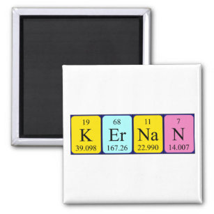 Kernan periodic table name magnet