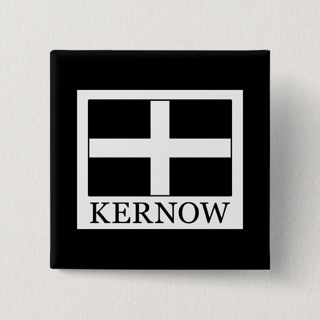 Kernow 15 Cm Square Badge (Front)