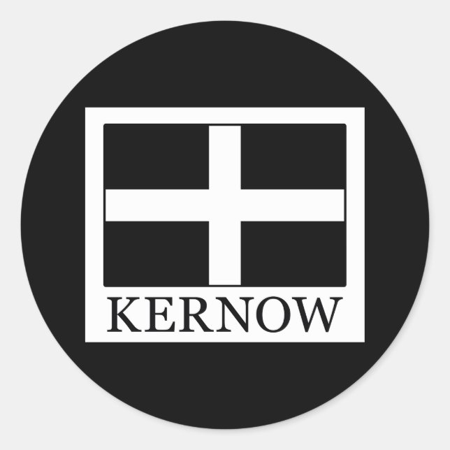 Kernow Classic Round Sticker (Front)