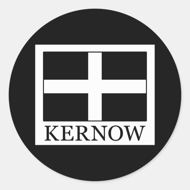 Kernow Classic Round Sticker (Front)