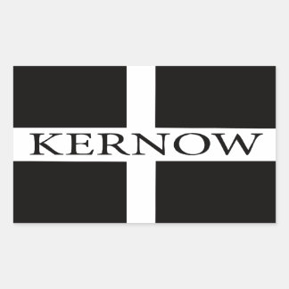 Kernow (Cornwall) flag Rectangular Sticker