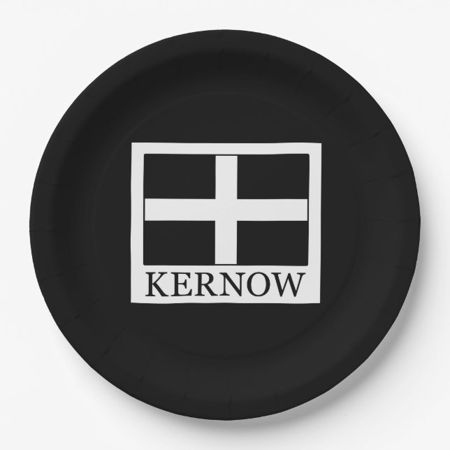 Kernow Paper Plate (Front)