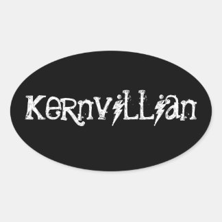 Kernvillian Oval Sticker