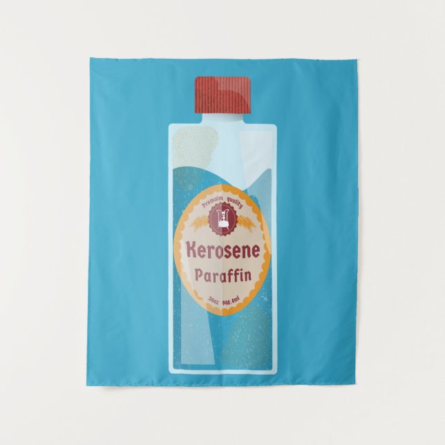 Kerosene Bottle Parffin Tapestry (Front)