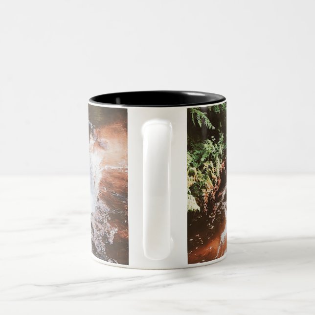 Kerosene Creek  Two-Tone Coffee Mug (Handle)