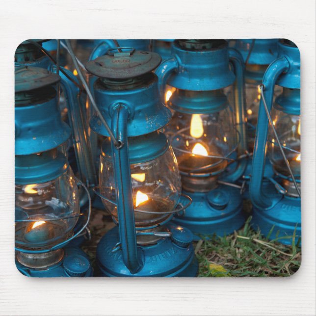 Kerosene Lamps | Ol Pejeta Bush Camp Mouse Pad (Front)