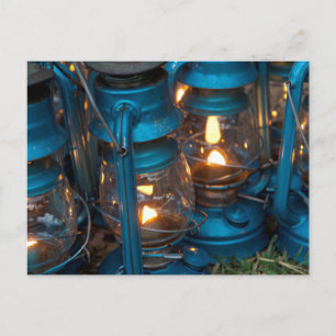 Kerosene Lamps Ol Pejeta Bush Camp Postcard