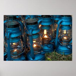 Kerosene Lamps Ol Pejeta Bush Camp Poster