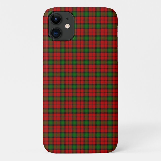 Kerr Clain Tartan Plaid Pattern Case-Mate iPhone Case (Back)