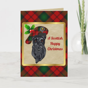 Kerr Clan Badge & Tartan Personalised Card